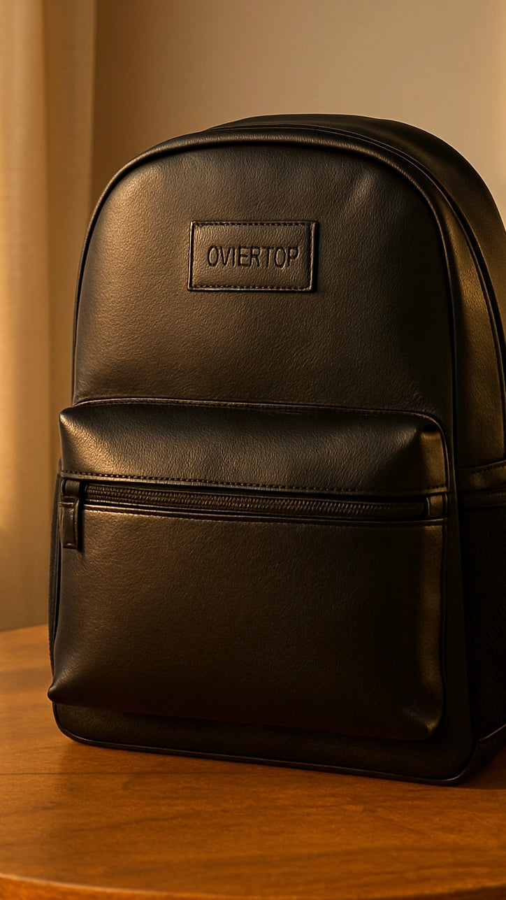 🖤 S11 Leather Backpack – Minimal, Bold, Ready