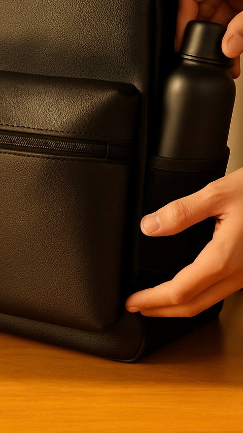 🖤 S11 Leather Backpack – Minimal, Bold, Ready