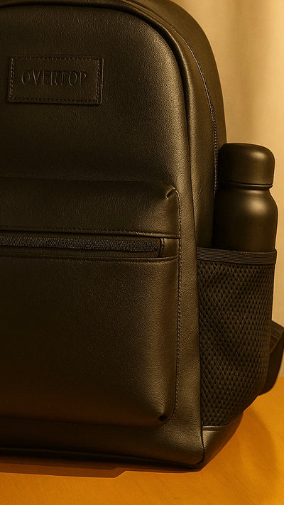 🖤 S11 Leather Backpack – Minimal, Bold, Ready