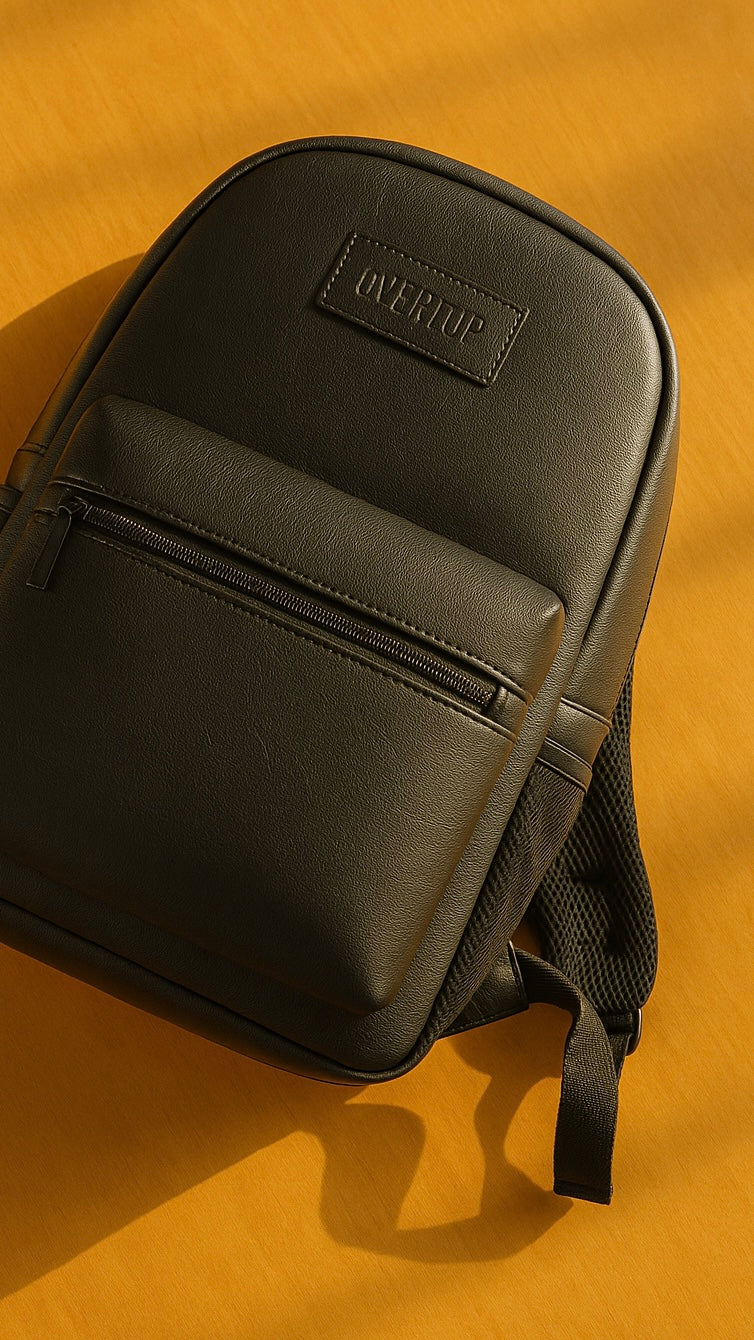🖤 S11 Leather Backpack – Minimal, Bold, Ready