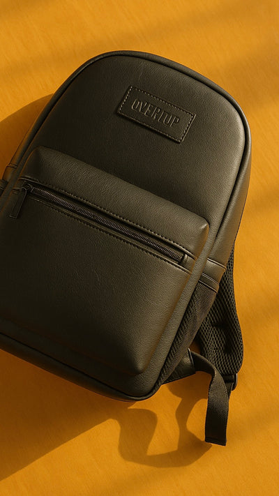 🖤 S11 Leather Backpack – Minimal, Bold, Ready