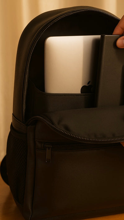 🖤 S11 Leather Backpack – Minimal, Bold, Ready