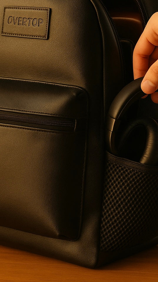 🖤 S11 Leather Backpack – Minimal, Bold, Ready