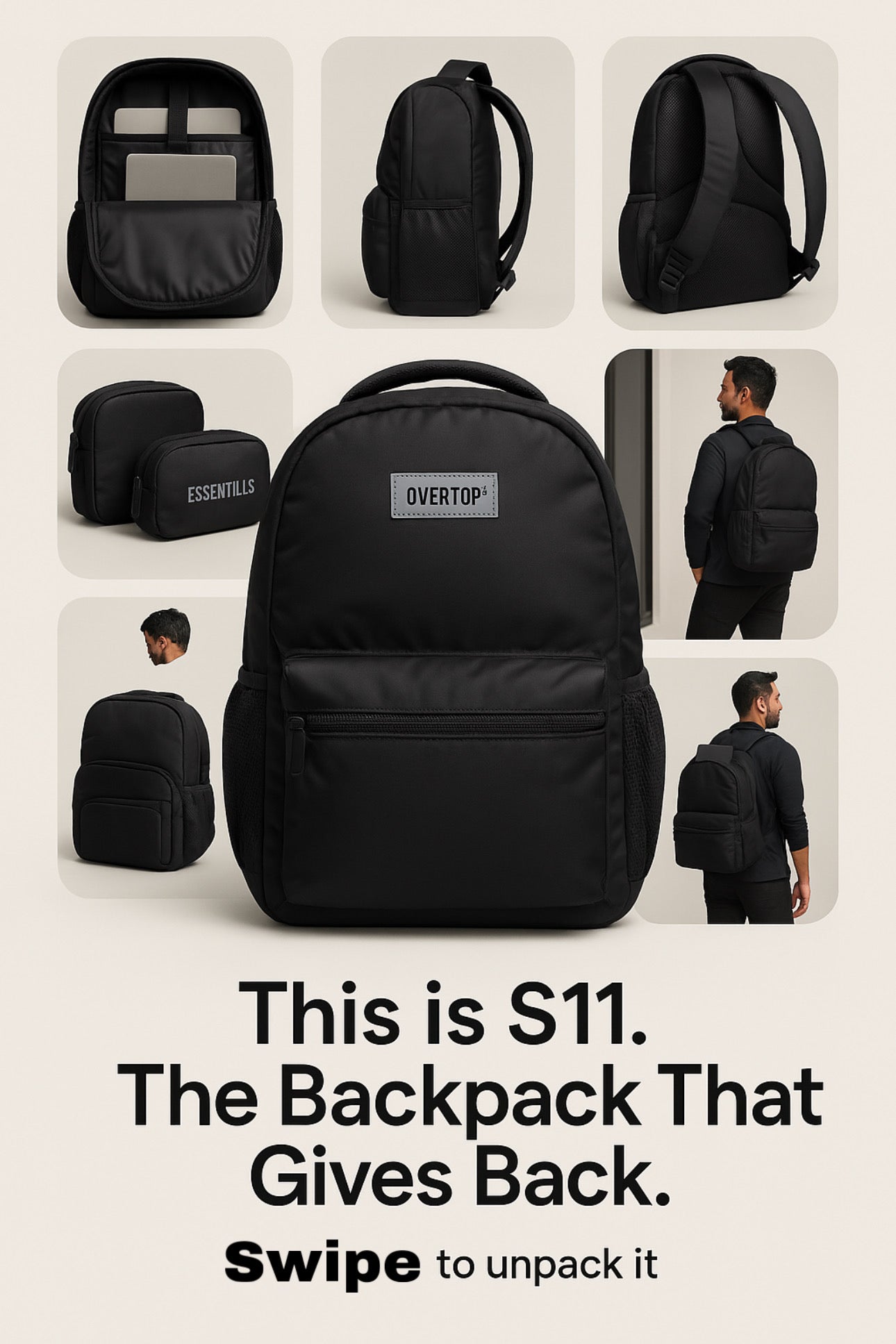 🚨 FLAT 80% OFF - MacBook Pro Backpack S11 - 💯  FREE DELIVERY 🔥