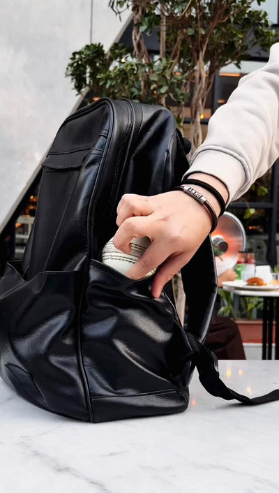 Carbon Fiber Traveller's Laptop Backpack (NO RESTOCKING - Buy before Sells Out)
