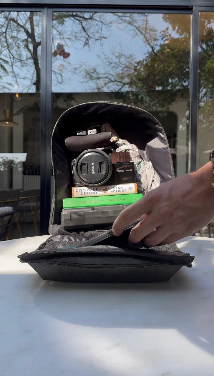 Carbon Fiber Traveller's Laptop Backpack (NO RESTOCKING - Buy before Sells Out)