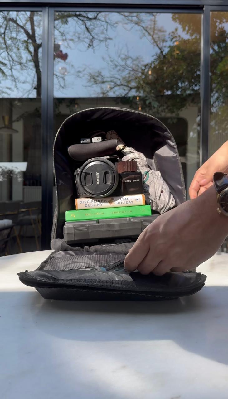 Carbon Fiber Traveller's Laptop Backpack (NO RESTOCKING - Buy before Sells Out)