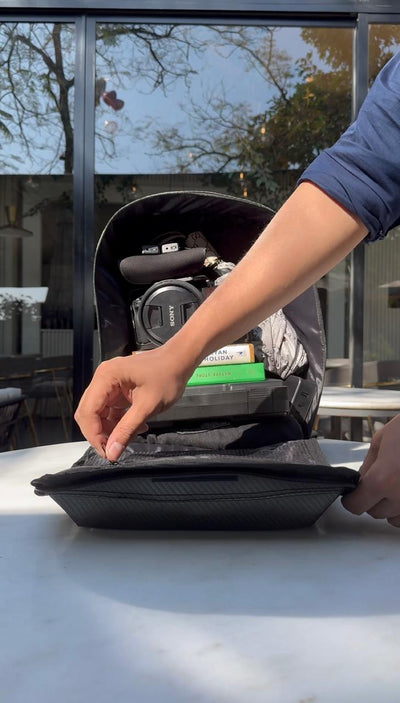 Carbon Fiber Traveller's Laptop Backpack (NO RESTOCKING - Buy before Sells Out)