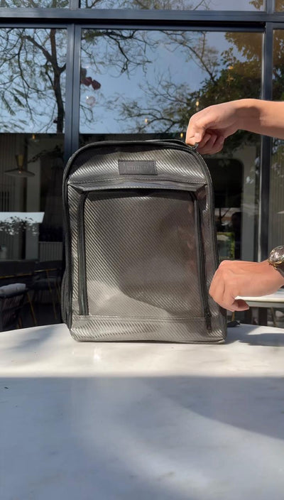 Carbon Fiber Traveller's Laptop Backpack (NO RESTOCKING - Buy before Sells Out)