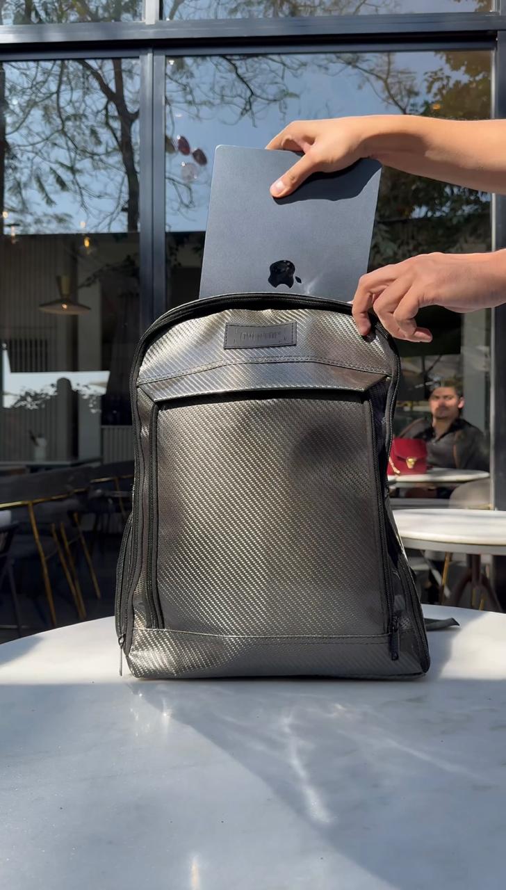 Carbon Fiber Traveller's Laptop Backpack (NO RESTOCKING - Buy before Sells Out)