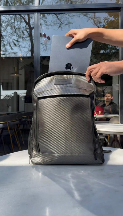 Carbon Fiber Traveller's Laptop Backpack (NO RESTOCKING - Buy before Sells Out)