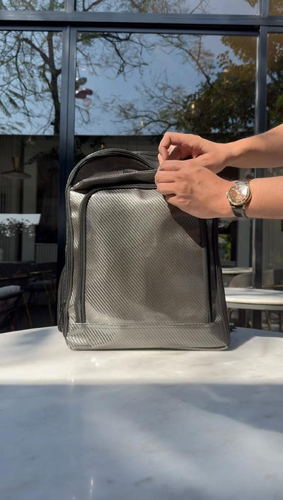 Carbon Fiber Traveller's Laptop Backpack (NO RESTOCKING - Buy before Sells Out)