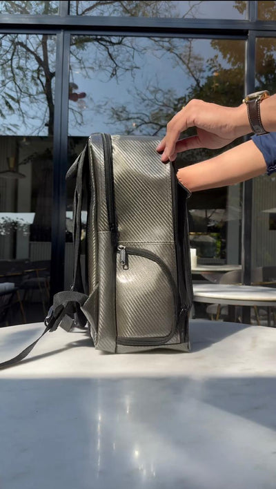 Carbon Fiber Traveller's Laptop Backpack (NO RESTOCKING - Buy before Sells Out)