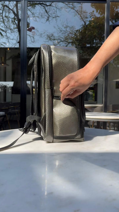 Carbon Fiber Traveller's Laptop Backpack (NO RESTOCKING - Buy before Sells Out)