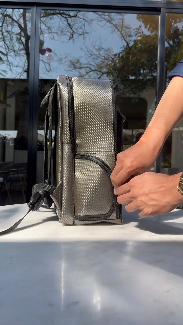 Carbon Fiber Traveller's Laptop Backpack (NO RESTOCKING - Buy before Sells Out)