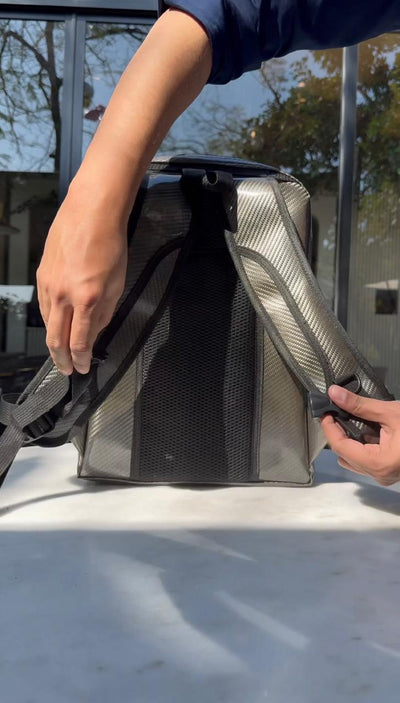 Carbon Fiber Traveller's Laptop Backpack (NO RESTOCKING - Buy before Sells Out)