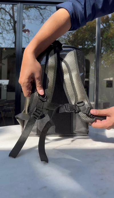 Carbon Fiber Traveller's Laptop Backpack (NO RESTOCKING - Buy before Sells Out)
