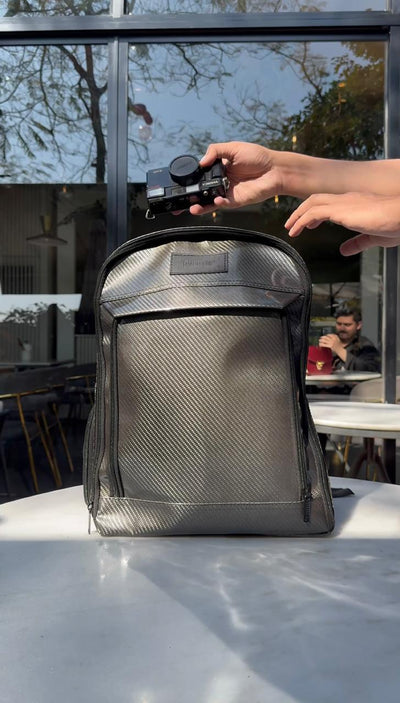 Carbon Fiber Traveller's Laptop Backpack (NO RESTOCKING - Buy before Sells Out)