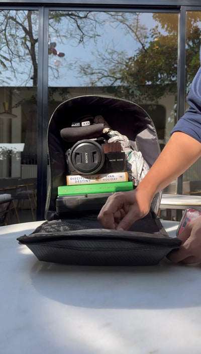 Carbon Fiber Traveller's Laptop Backpack (NO RESTOCKING - Buy before Sells Out)