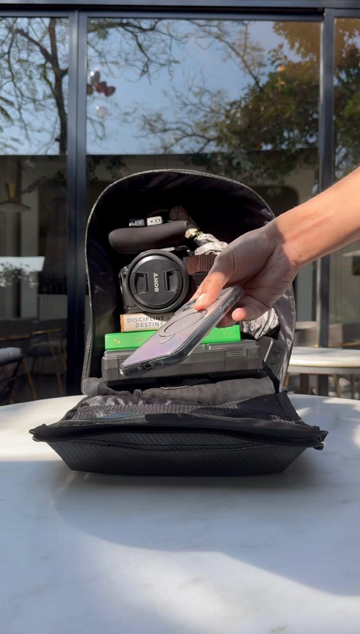 Carbon Fiber Traveller's Laptop Backpack (NO RESTOCKING - Buy before Sells Out)