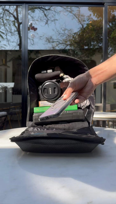 Carbon Fiber Traveller's Laptop Backpack (NO RESTOCKING - Buy before Sells Out)