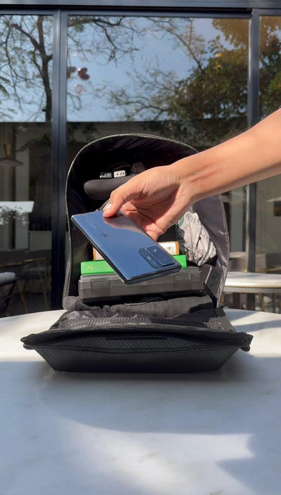 Carbon Fiber Traveller's Laptop Backpack (NO RESTOCKING - Buy before Sells Out)