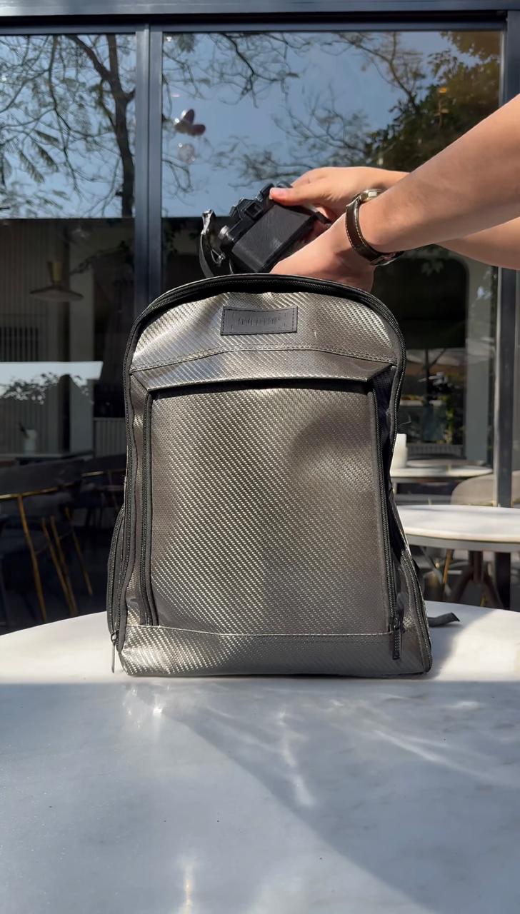 Carbon Fiber Traveller's Laptop Backpack (NO RESTOCKING - Buy before Sells Out)