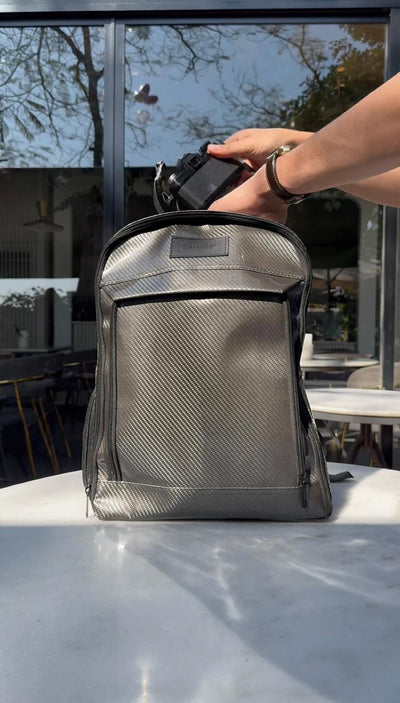 Carbon Fiber Traveller's Laptop Backpack (NO RESTOCKING - Buy before Sells Out)