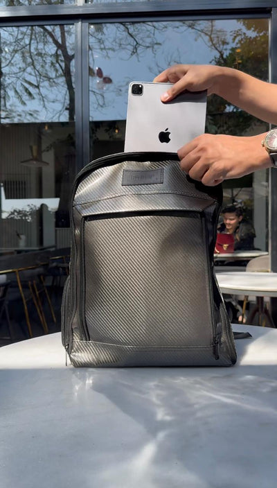 Carbon Fiber Traveller's Laptop Backpack (NO RESTOCKING - Buy before Sells Out)