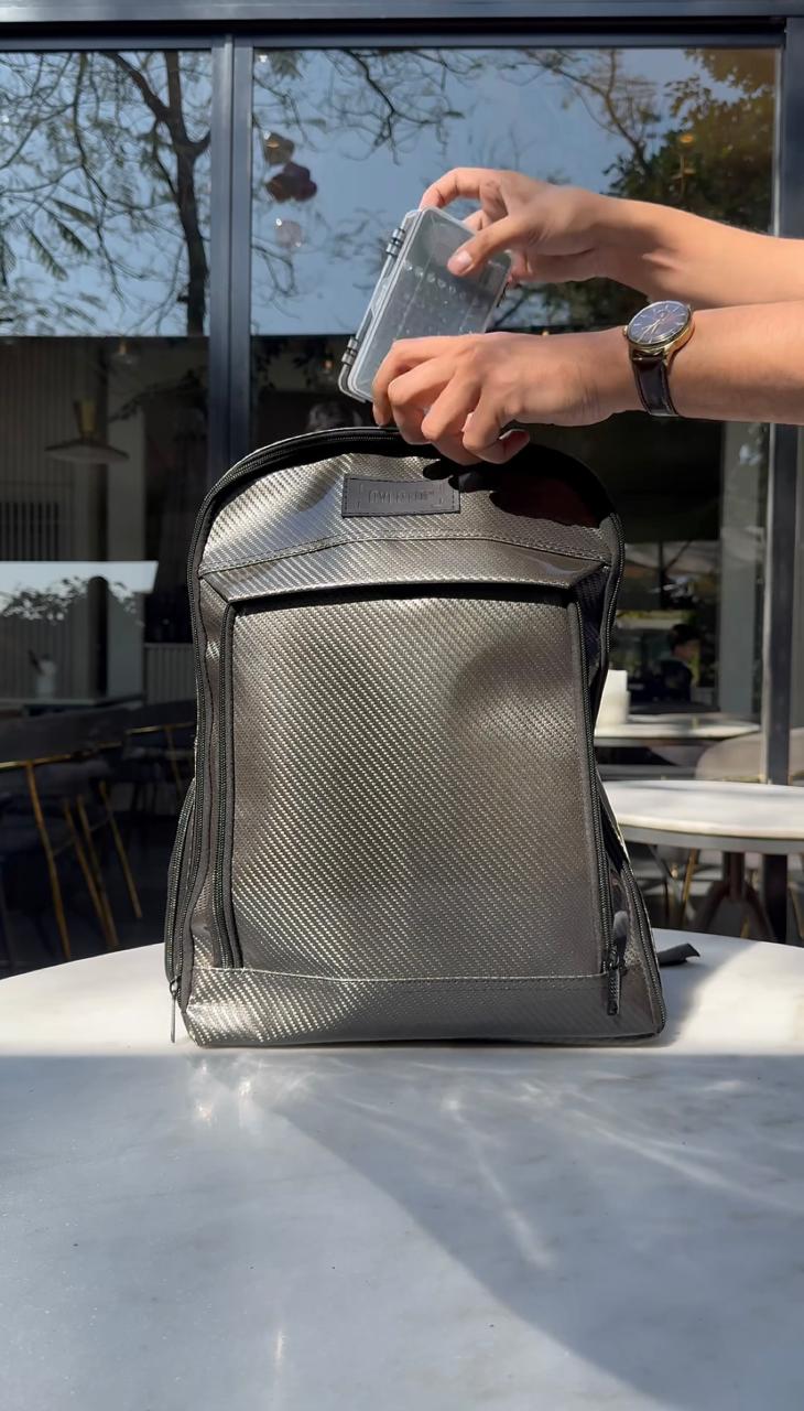 Carbon Fiber Traveller's Laptop Backpack (NO RESTOCKING - Buy before Sells Out)