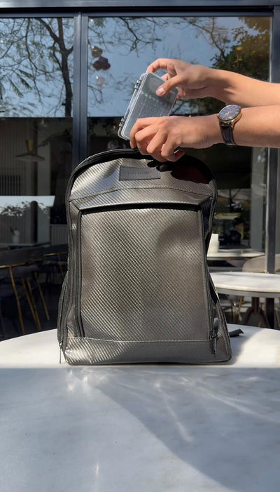 Carbon Fiber Traveller's Laptop Backpack (NO RESTOCKING - Buy before Sells Out)